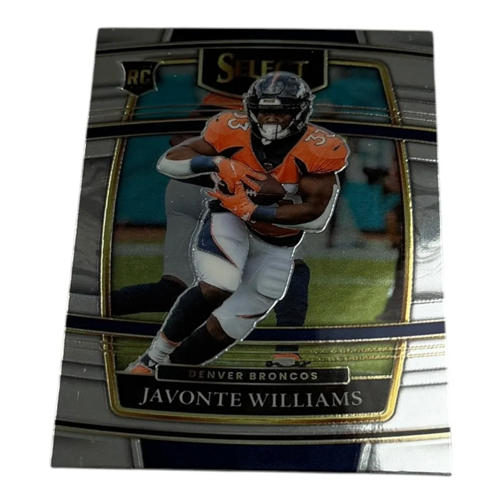 2021 Panini Select Javonte Williams RC Silver Prizm Concourse #57 Denver Broncos